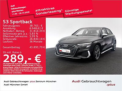 Audi S3 Sportback TFSI S tronic Navi+/Virtual
