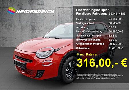 Fiat 600e Red