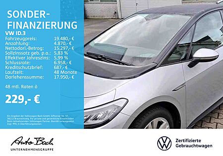 VW ID.3 Volkswagen Pro Performance Automatik Navi LED EPH DAB