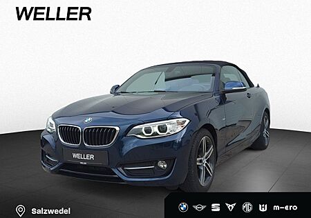BMW 218i Cabrio Sport Line PDC-Hi Navi Xenon SHZ