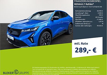 Renault Rafale Esprit Alpine E-Tech Full Hybrid 200
