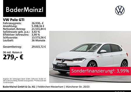 VW Polo Volkswagen GTI 2.0 TSI DSG S-Select Matrix beats Kam.