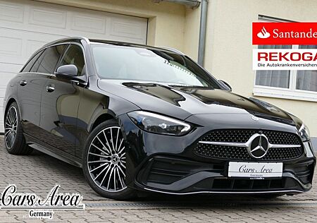 Mercedes-Benz C 220 C 220d Mild-Hybrid/AMG/BICOLORE-LEDER/WIE NEU !!