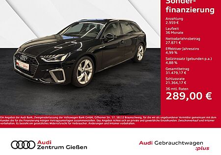 Audi A4 Avant 40 TFSI quattro S line AHK Navi LED