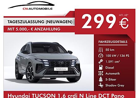 Hyundai Tucson 1.6 crdi N Line DCT Pano