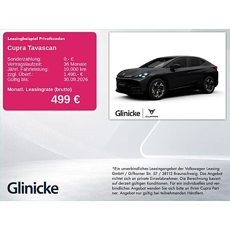 Cupra Tavascan leasen