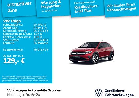 VW Taigo Volkswagen Style 1.5 TSI DSG IQ.LIGHT KAM PANO TRAVEL