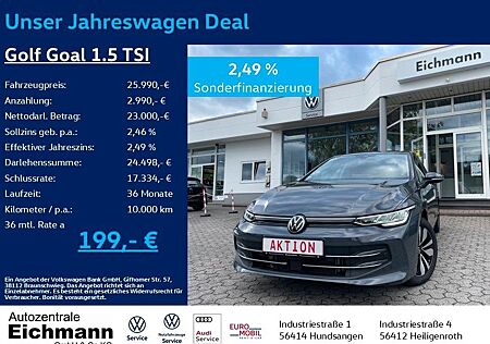 VW Golf Volkswagen VIII Goal 1.5 TSI+LED+ACC+RFK+H&K+SIDE-ASSI