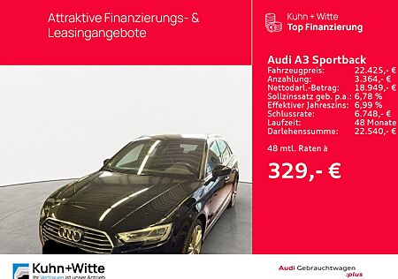 Audi A3 Sportback 40 TFSIe Sport *Matrix*PDC*MMI-Plus