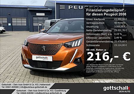 Peugeot 2008 e- GT Elektro 11KW OBC Panorama Navi digita