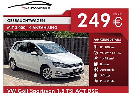 VW Golf Sportsvan Volkswagen 1.5 TSI ACT DSG Comfortline