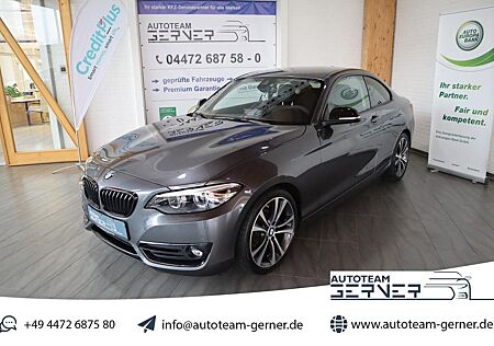 BMW 218d Sport Line Navi AHK Xenon Teilleder