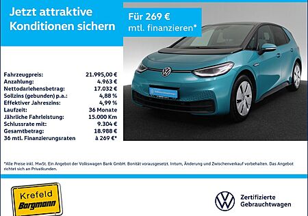 VW ID.3 Volkswagen Pro Performance Tech MATRIX-LED PANO HUD