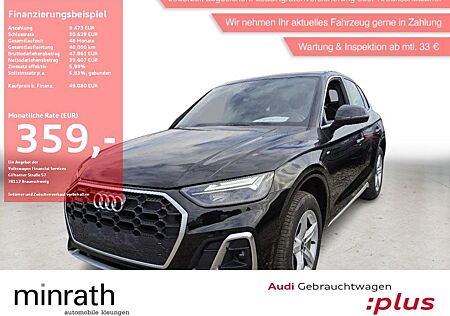 Audi Q5 40 TDI Q S-Line AHK+APP+DAB+VIRT+ACC+LED+NAVI