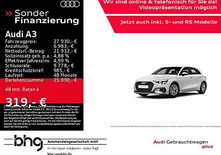 Audi A3 40 TFSIe Sportback S tronic