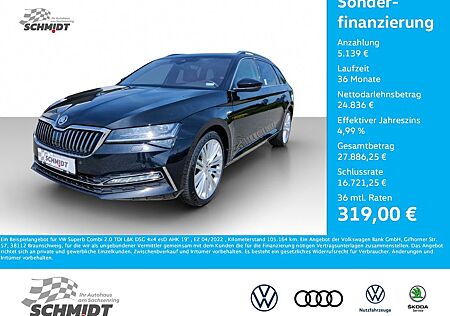 Skoda Superb Combi 2.0 TDI L&K DSG 4x4 esD AHK 19"