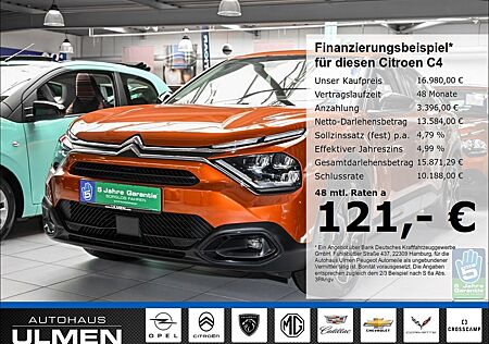 Citroën C4 e-Feel Elektromotor 136 Klimaautomatik-2-Zone