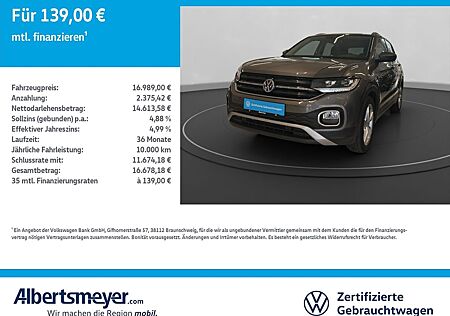 VW T-Cross Volkswagen 1.0 TSI Style +DSG+LED+NAVI+KLIMA+LM+ZV+