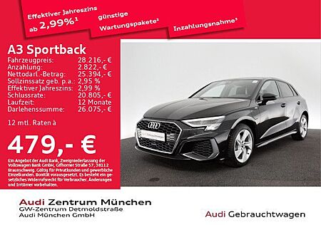 Audi A3 Sportback 40 TFSI e S tronic S line Virtual+/