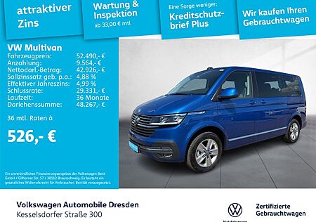 VW T6 Multivan Volkswagen T6.1 2.0 TDI Multivan Comfortline AHZV LED Navi