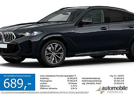 BMW X6 xDr 40i M Sport ACC Standh H&K HuD Panoramad.