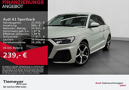 Audi A1 Sportback 25 TFSI S LINE LM17 LED NAVI OPS+