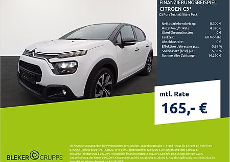 Citroën C3 PureTech 83 Shine Pack