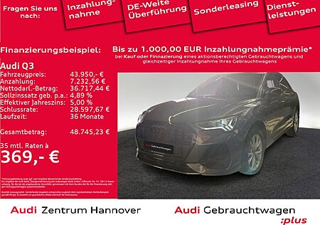 Audi Q3 gebraucht kaufen Audi Q3 S line 40 TDI quattro Kamera AHK Navi LED vir