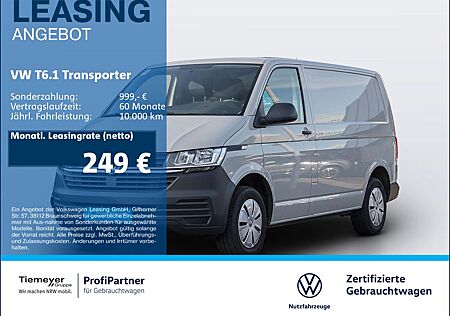 VW T6 Transporter Volkswagen T6.1 Kasten 3-SITZE ALLWETTER KLIMA PDC