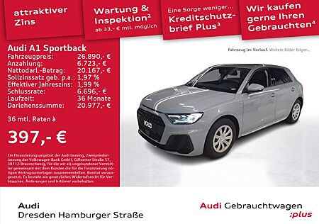 Audi A1 Sportback 25 TFSI S line LED Navi S tronic
