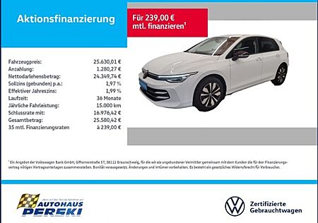 VW Golf Volkswagen VIII 8 1.5 TSI Goal KLIMA, NAVI, AHK, LED