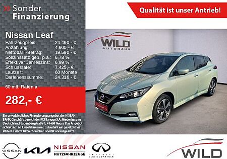 Nissan Leaf e+ Tekna 62KW, PDC, Navi, Cam