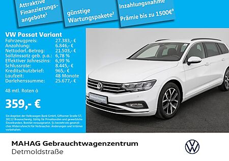 VW Passat Variant Volkswagen Business 2.0 TDI LED Navi Kamera