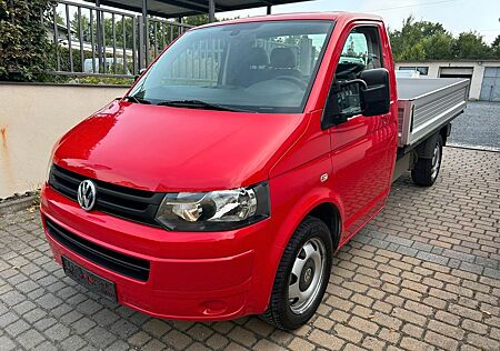 VW T5 Transporter Volkswagen T5 Pritsche Tieflader 2.0 TDI DSG Klima AHK MwSt