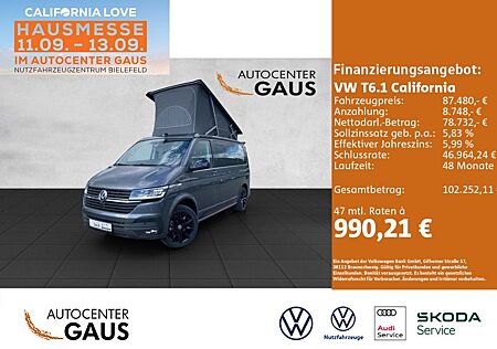 VW T6 California Volkswagen T6.1 California Ocean Aufstelldach 2.0 l 110 kW