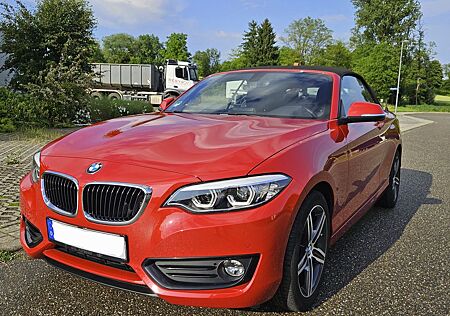 BMW 218i Cabrio Advantage Line, Automatik, Business