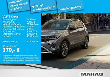 VW T-Cross Volkswagen Style 1.0 TSI Navi|MatrixLED|RearView|LM