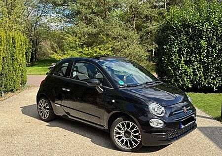 Fiat 500C 1.2 8V LOUNGE Cabrio schwarz