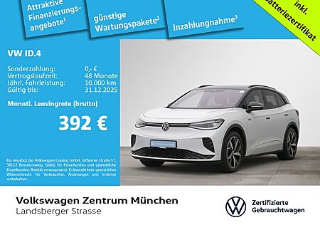 VW ID.4 gebraucht kaufen VW ID.4 Volkswagen GTX 4Motion AHK ACC IQ.Light NaviPro Rear V