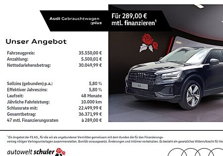 Audi Q2 35 1.5 TFSI S-tronic advanced AHK Matrix-LED