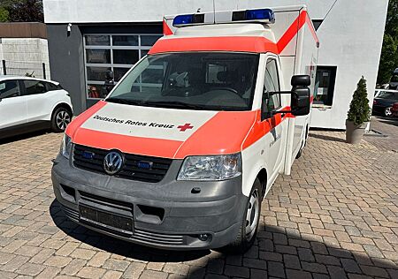 VW T5 Volkswagen 2.5 TDI 131PS HU neu DRK Fahrzeug Klima DSG
