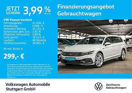 VW Passat Variant Volkswagen GTE 1.4 TSI Hybrid DSG Navi AHK