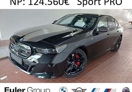 BMW i5 M60 PRO AHK Pano ICONIC Carbon B/W Memory Sit
