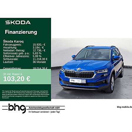 Skoda Karoq leasen