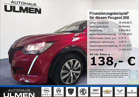 Peugeot 208 Active Elektromotor LED-Scheinwerfer Radio+B