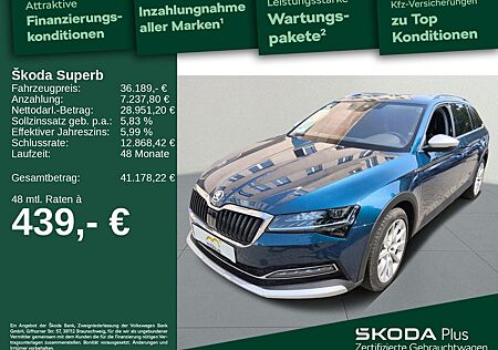 Skoda Superb Combi 2.0 TDI DSG*SCOUT*4x4*VC*DCC*360°*M