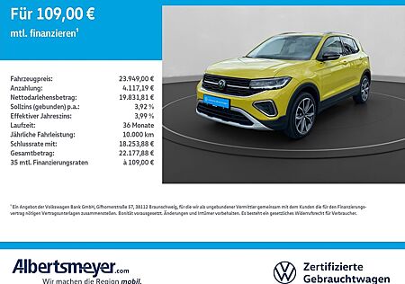 VW T-Cross Volkswagen 1.0 TSI Style +DSG+AHK+MATRIX+ACC+KLIMA+