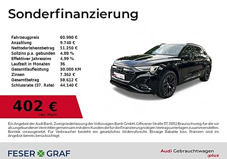 Audi Q8 e-tron 55 quattro S line Matrix/HUD/Pano/Memo