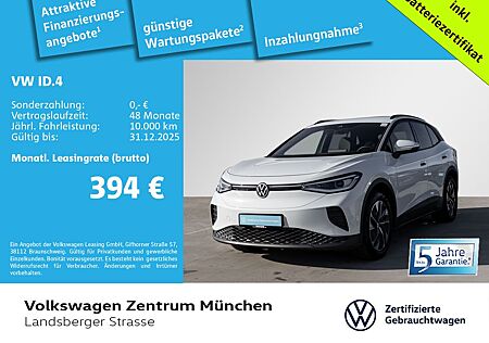 VW ID.4 Volkswagen Pro 210kW Wärmepumpe ACC CCS IQ.Light Navi