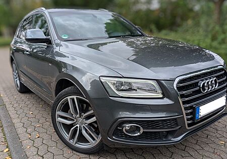 Audi Q5 3.0 TDI * VOLLLEDER * 2 x S-LINE